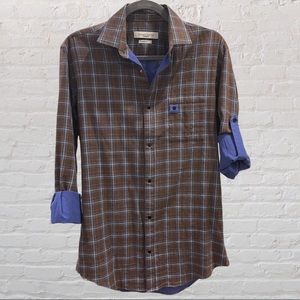 ❗️SOLD❗️Urban Fit Shirt 🪵🌲🐻 Casual Shirt 💙🤎